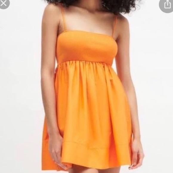 Zara Dresses Zara Orange Dress Poshmark